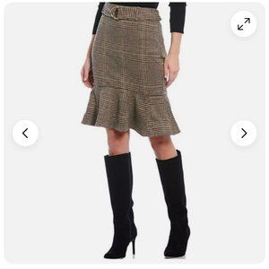 Calvin Klein plaid midi skirt Size 6